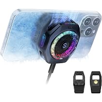 Black Shark 5 Pro Magnetic Phone Cooler - 18 RGB LED Addressable